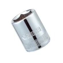 Soquete Sextavado Encaixe 1/4" CRV 1/4X6MM Sata ST11306SC