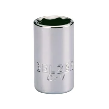 Soquete Sextavado Encaixe 1/4" CRV 1/4X9MM Belzer 234007BX