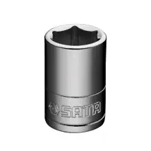 Soquete Sextavado Encaixe 3/4" CRV 3/4X23MM Sata ST16404SC