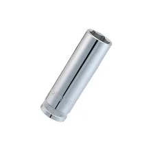 Soquete Sextavado Longo Encaixe 1/2" CRV 1/2X11/16" Sata ST13206SC