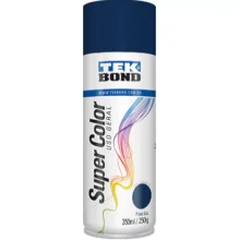 Tinta Spray Azul Escuro Uso Geral 350ML Tekbond SUPER COLOR
