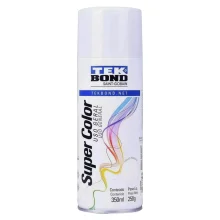 Tinta Spray Branco Brilhante Uso Geral 350ML Tekbond SUPER COLOR