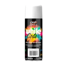Tinta Spray Branco Brilhante Uso Geral Orbi Spray 340ML Orbi WHITE COLOR