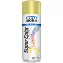 Tinta Spray Dourado Metalico Uso Geral 350ML Tekbond SUPER COLOR