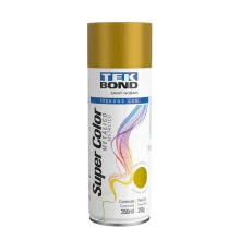 Tinta Spray Ouro Metalico Uso Geral 350ML Tekbond SUPER COLOR
