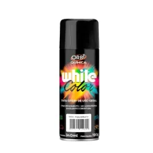 Tinta Spray Preto Brilhante Uso Geral Orbi Spray 340ML Orbi WHITE COLOR