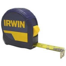 Trena de Aco Standard Caixa Plastica Graduacao Em MM/POL com Trava e Presilha 5MX3/4" Irwin IW13947