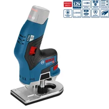 Mini Tupia a Bateria 12v Brushless Sem Carregador e Bateria 6MM-1/4" Bosch GKF 12V-8