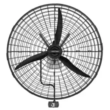 Ventilador de Parede Preto Industrial 3 Velocidades 1M 220V Ventisol VP1M2
