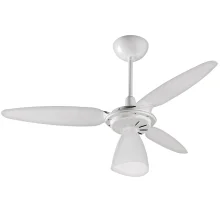 Ventilador de Teto Branco Premium 96CM 110V 130W Ventisol WIND LIGHT