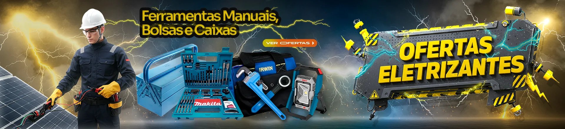 7	Ferramentas Manuais, Bolsas e Caixas