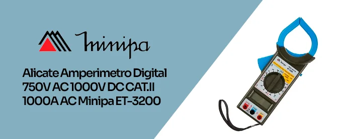 Alicate Amperímetro MINIPA ET-3200: Análise Completa