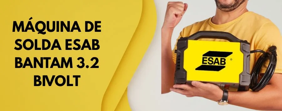 Análise Completa: Maquina de Solda ESAB Bantam 3.2 Bivolt