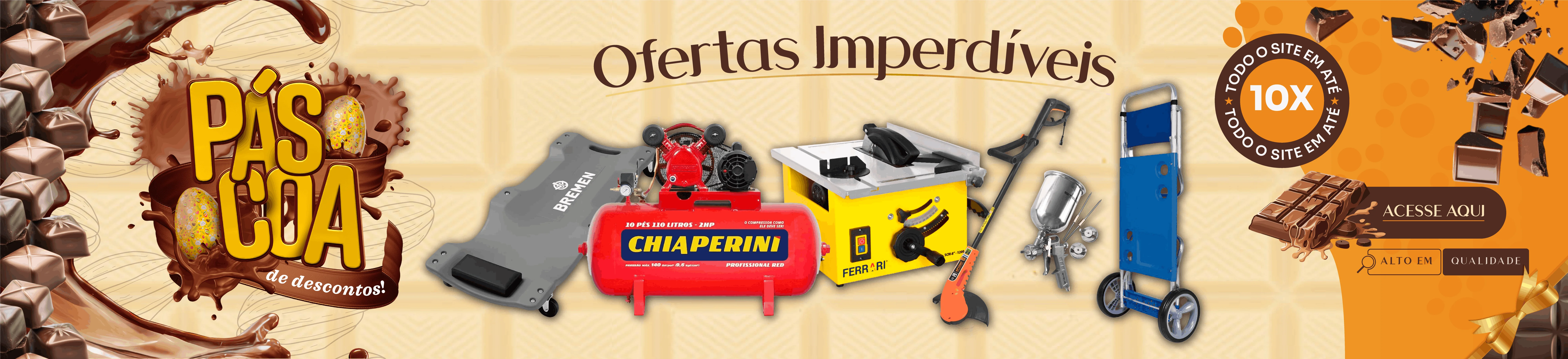 Banner Páscoa de Descontos