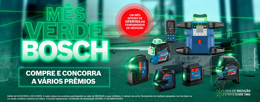 Começou a Promoção "Mês verde" da Bosch, não fique de fora!