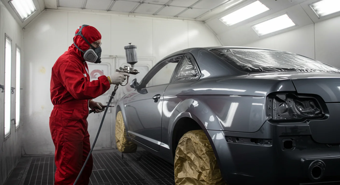 pintura automotiva aplicação de tinta