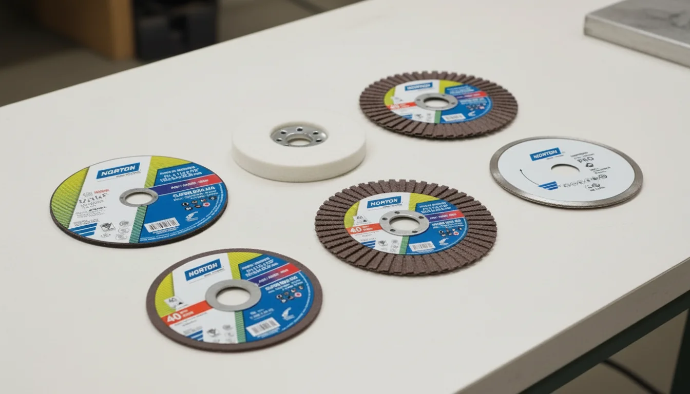 Conheça os principais tipos de discos para esmerilhadeira