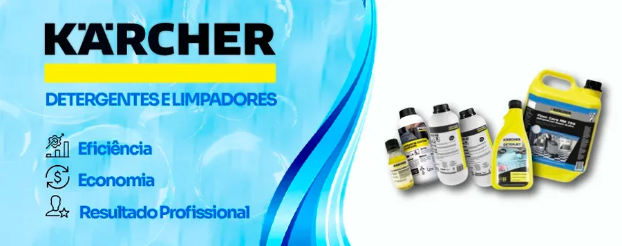 Detergentes e Limpadores KARCHER –  Alta Eficiência e Economia