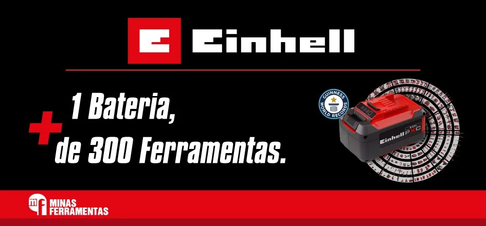 Einhell Power X-Change: bateria intercambiável