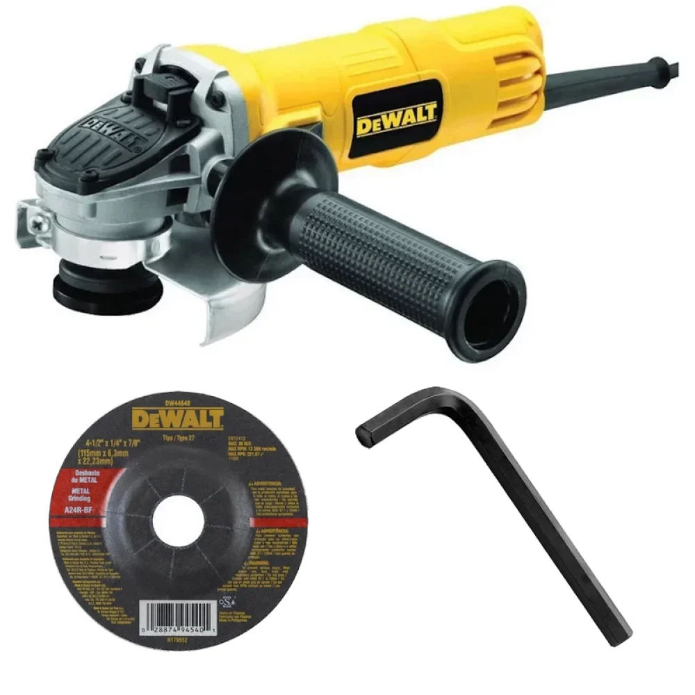 Esmerilhadeira angular DeWalt DWE4120 com desconto.