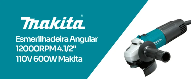 Esmerilhadeira Makita MT M0901B – Cortes e Desbastes Seguros