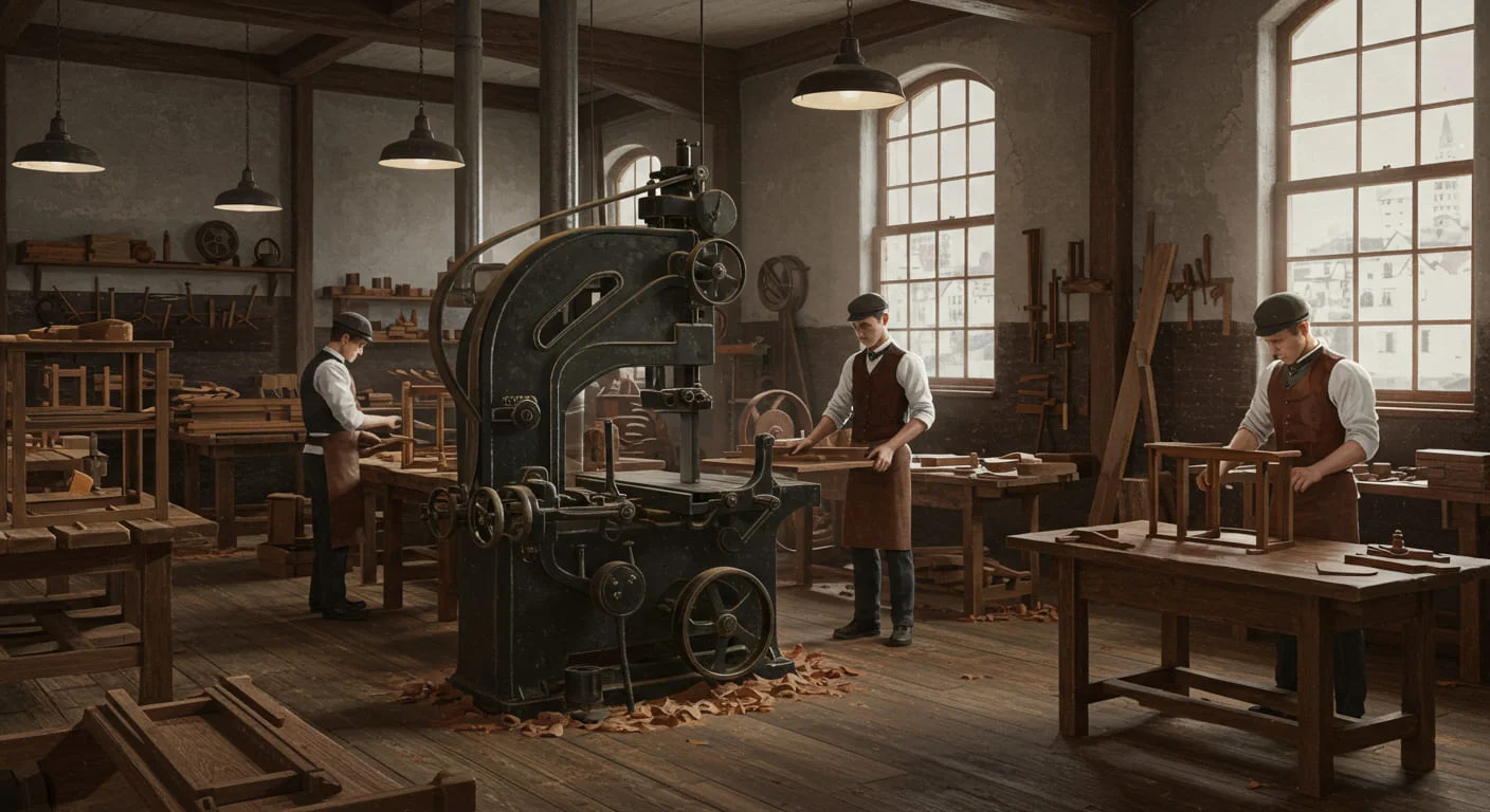 historia da marcenaria revolucao industrial