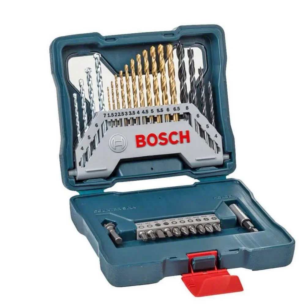 Jogo de Brocas e Pontas Titânio 30 peças Bosch