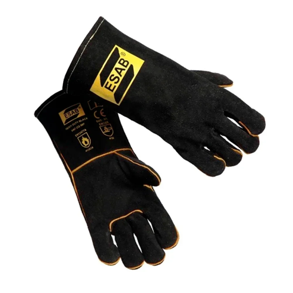 Luva de Raspa para Soldagem Heavy Duty Preta 1 PAR Esab 748062