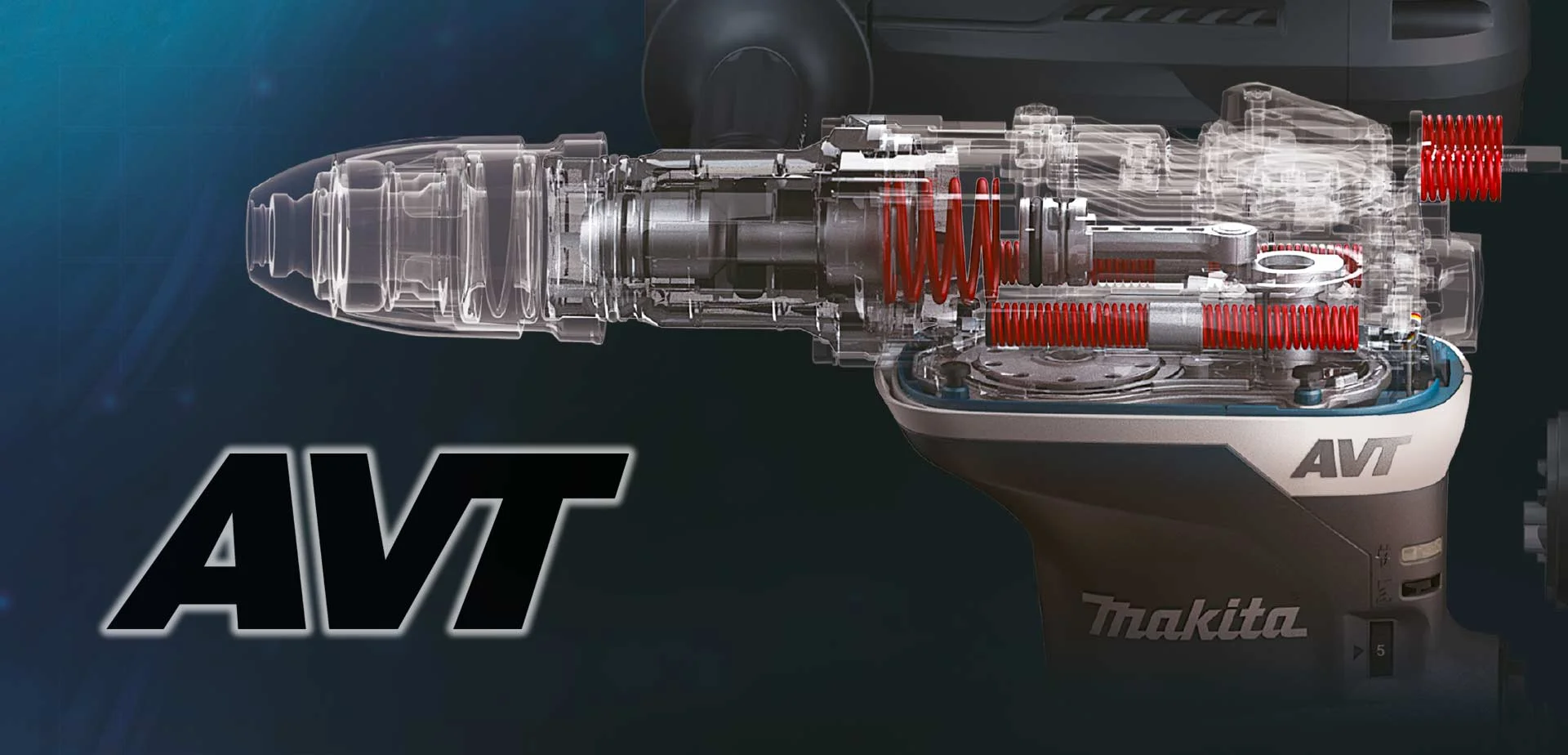 Makita Tecnologia AVT (Anti-Vibration Technology)