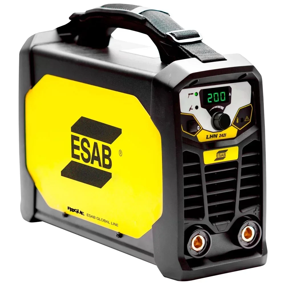 Máquina de solda MIG/MAG Esab LHN 242i em destaque.