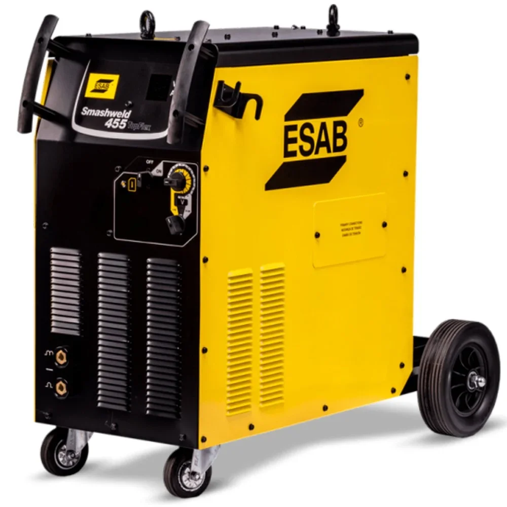 Maquina de Solda Mig/Mag Sem Cabecote para Arame 0,6 a 1,6MM 50-400A TRIFASICA Esab SMASHWELD 455TF