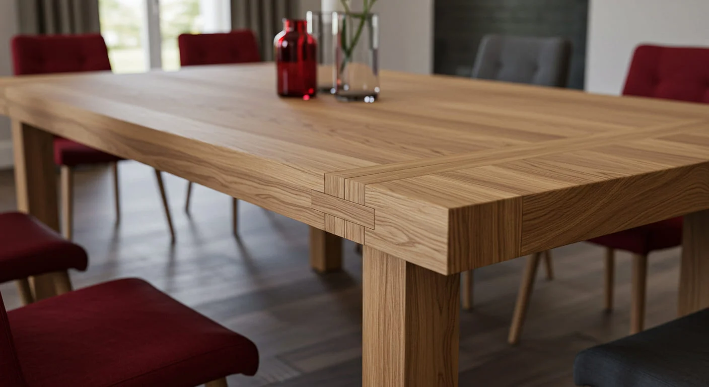 mesa em marcenaria encaixe