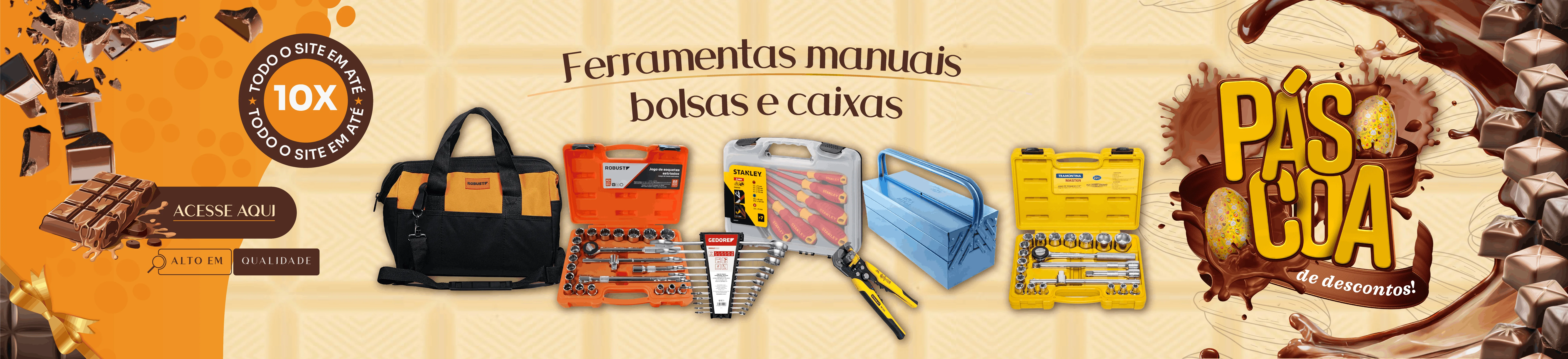 Páscoa de Descontos -  Ferramentas Manuais