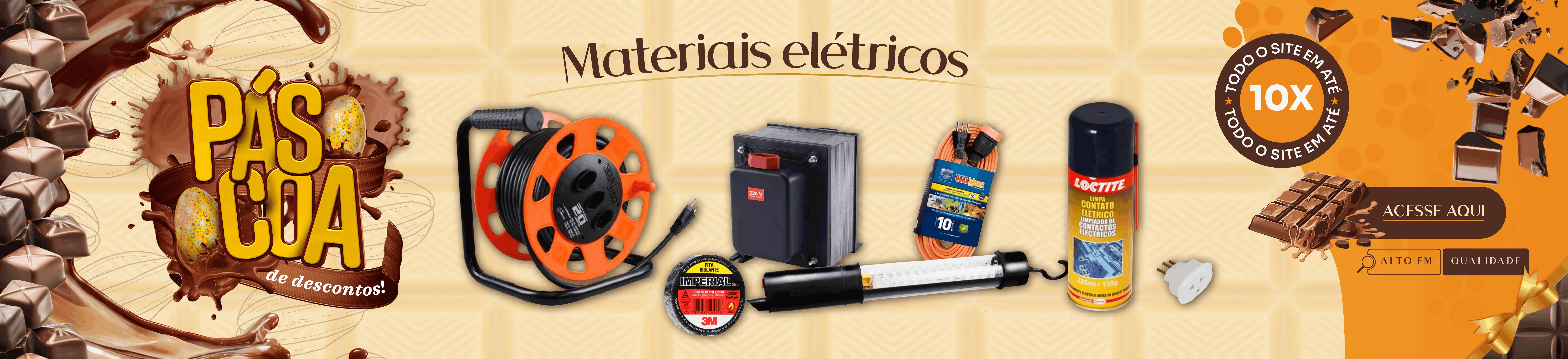 Páscoa de Descontos -  Materiais Eletricos