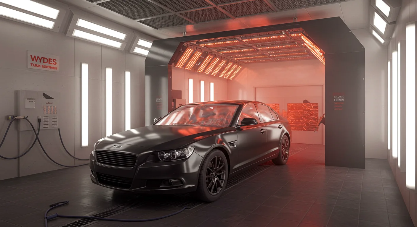 pintura automotiva cura e secagem