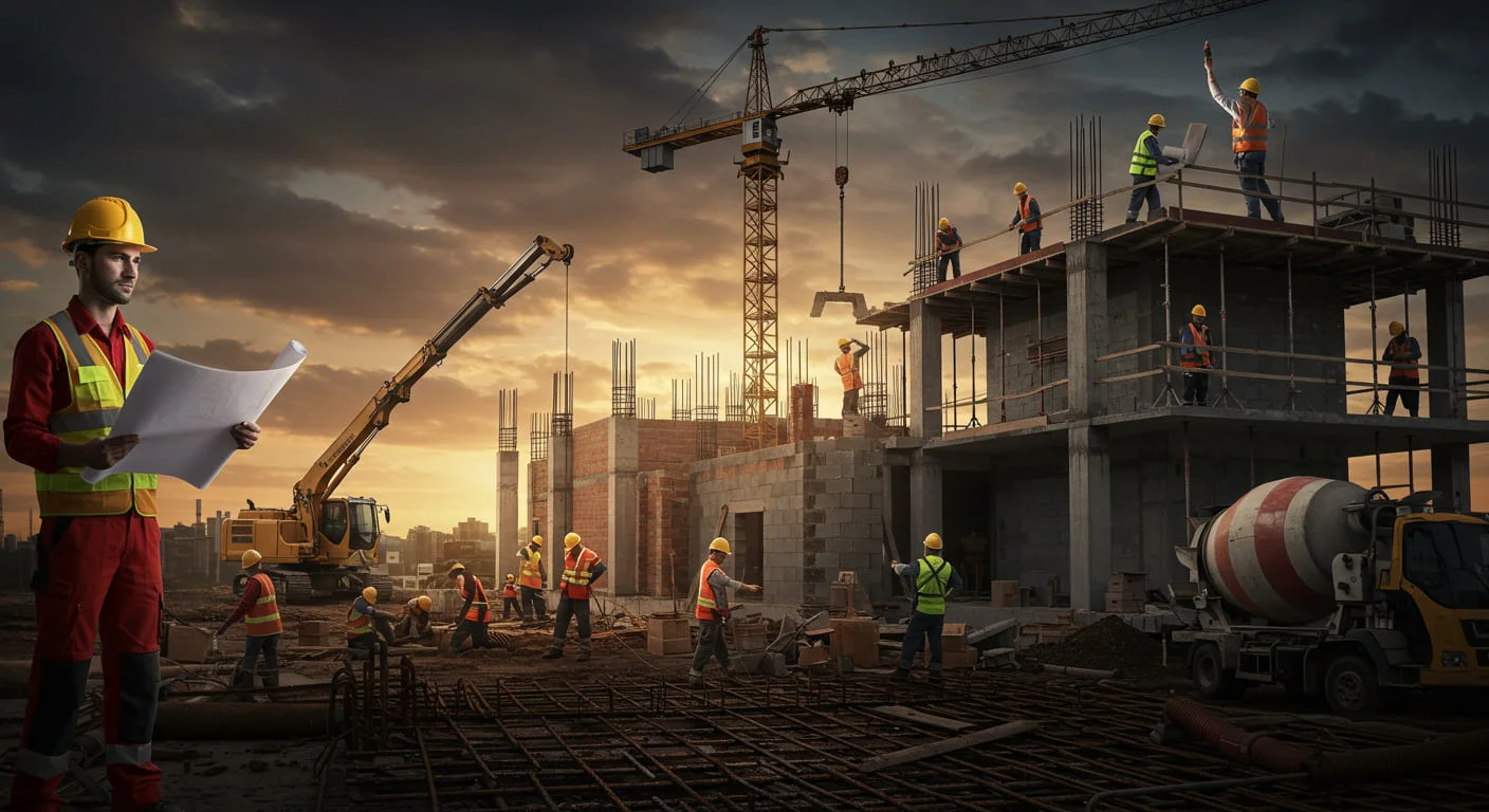 Quais são as etapas de uma obra de Construção Civil?