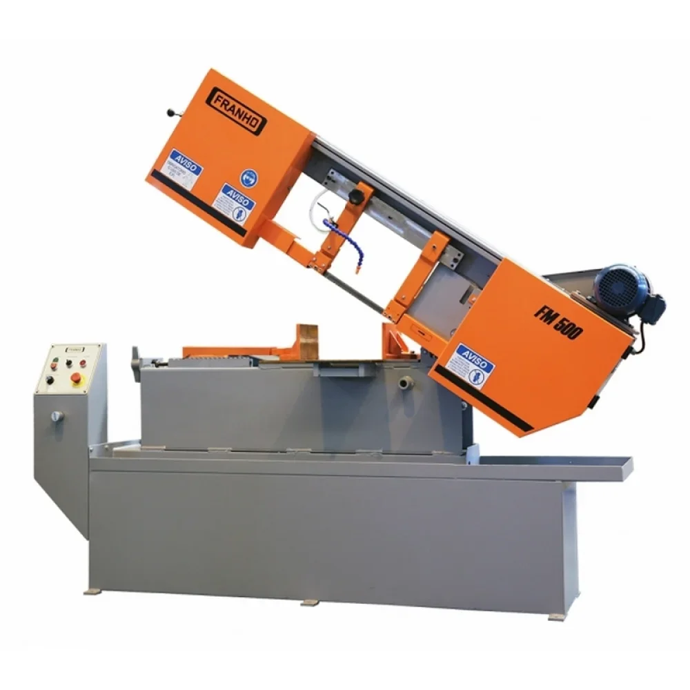 Serra de Fita Horizontal para Metal Com 3 Velocidades NR10 e NR12 250MM 220V TRIF Franho FM500