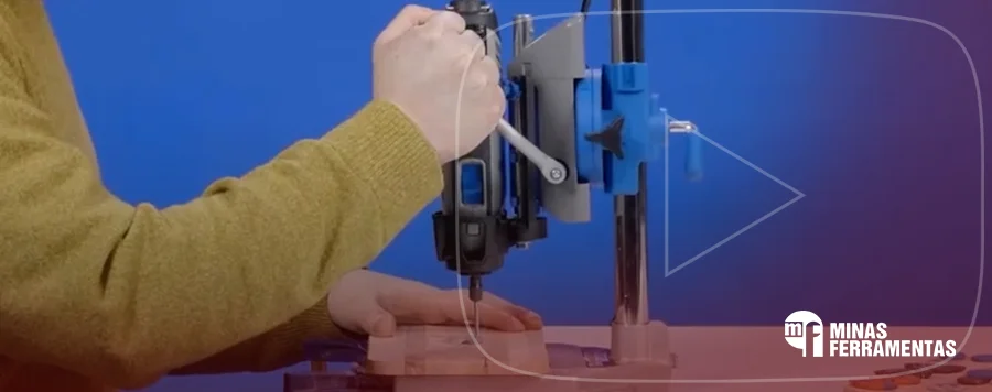 Suporte Vertical Para Micro Retifica Dremel 220