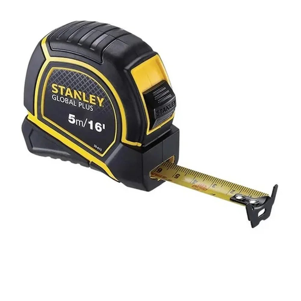 Trena de Aco Caixa Plastica Emborrachada Graduacao Em MM/POL - Global Plus 5MX3/4" Stanley 30-615