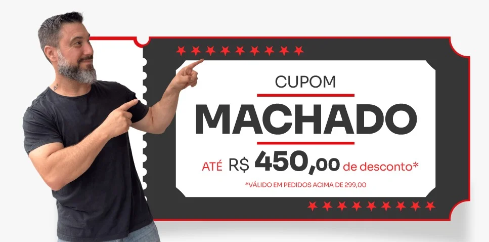 Cupom MACHADO Minas Ferramentas