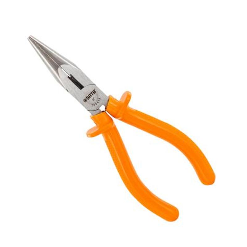 Alicate de Bico Meia Cana Isolado 1000V Nr10 6 Sata St70041Ast