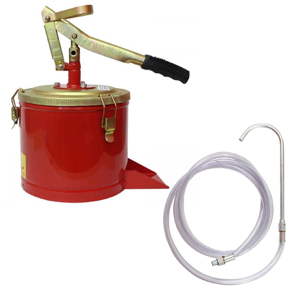 Bomba Manual Oleo com Balde 1,5M 250Ml/Ciclo 5L Jactoil 365