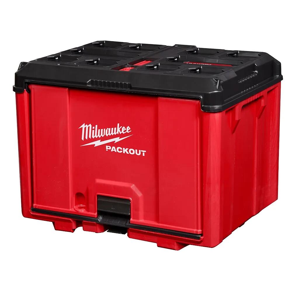 Milwaukee Bottiglia PACKOUT 1005 Ml Rossa Con Coperchio Chug - Sistema Modulare Twist And Lock - 4