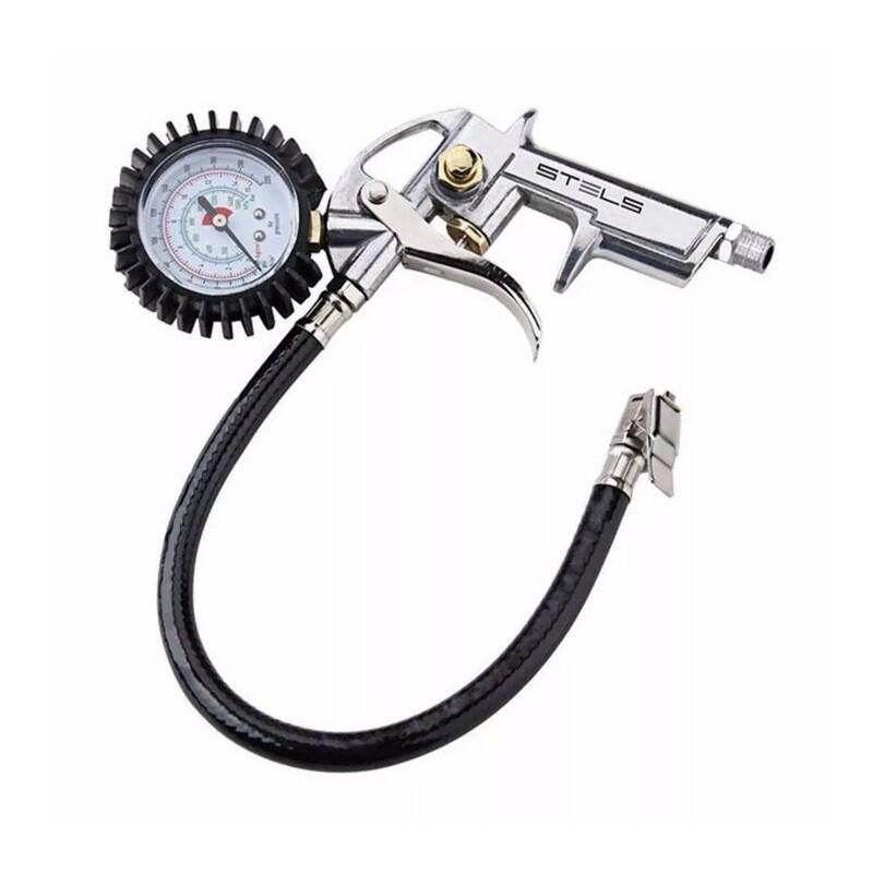 Calibrador e Bico de Encher Pneus 100Psi Stels 5732255