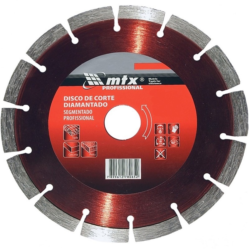 Disco Diamantado Segmentado para Concreto Marmore e Granito Corte a ...