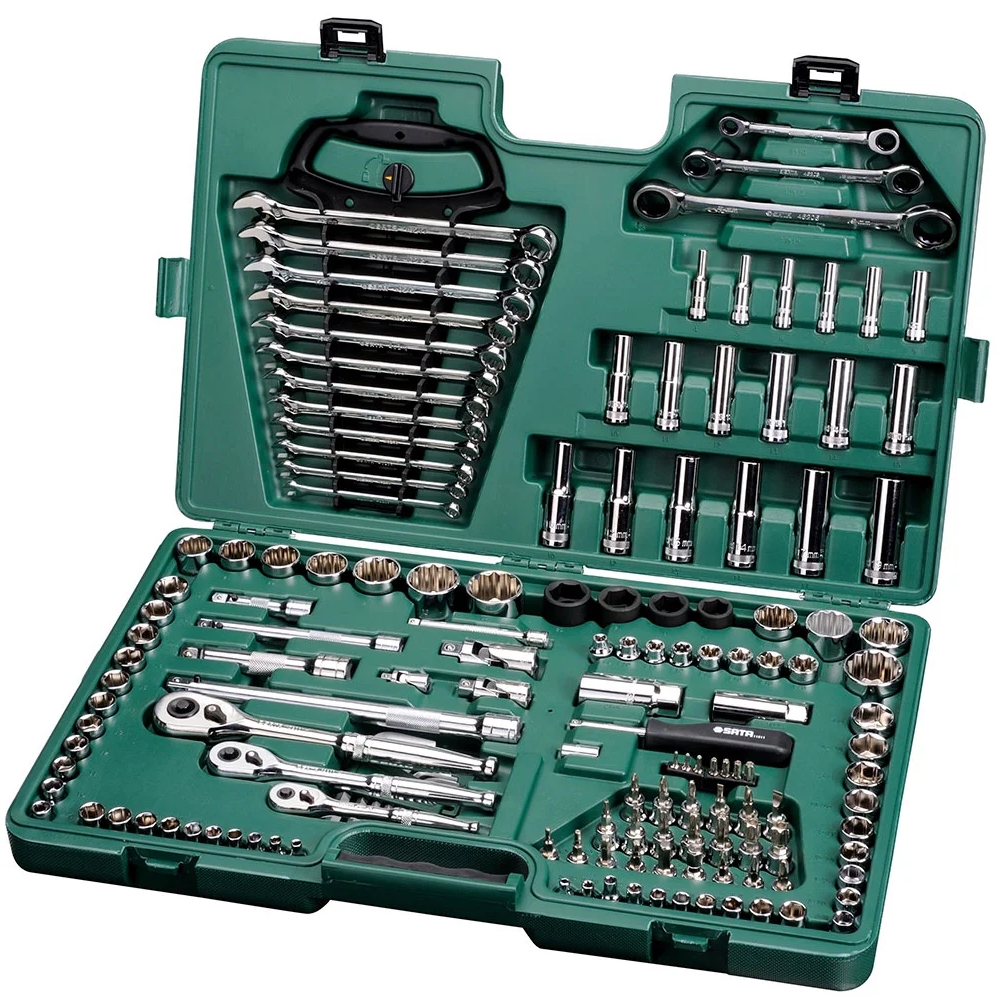 Jogo Ferramentas Profissionais 150Pcs com Maleta Sata St09510L