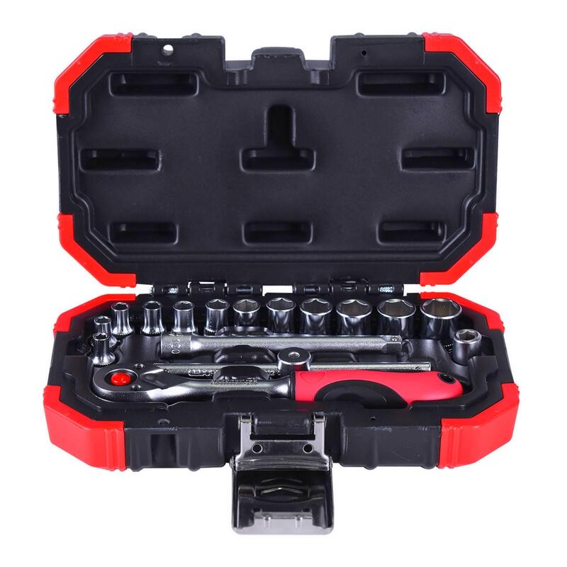 Jogo Soquete Sextavado 1/4 4Mm a 13Mm Gedore Red R49003016