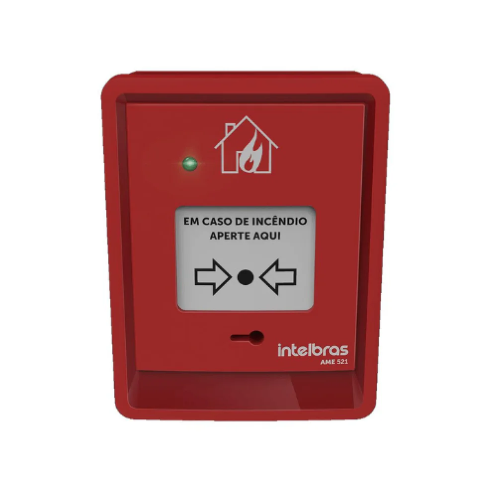 Acionador Manual Endereçável sem Sirene – Ame 521 – Intelbras