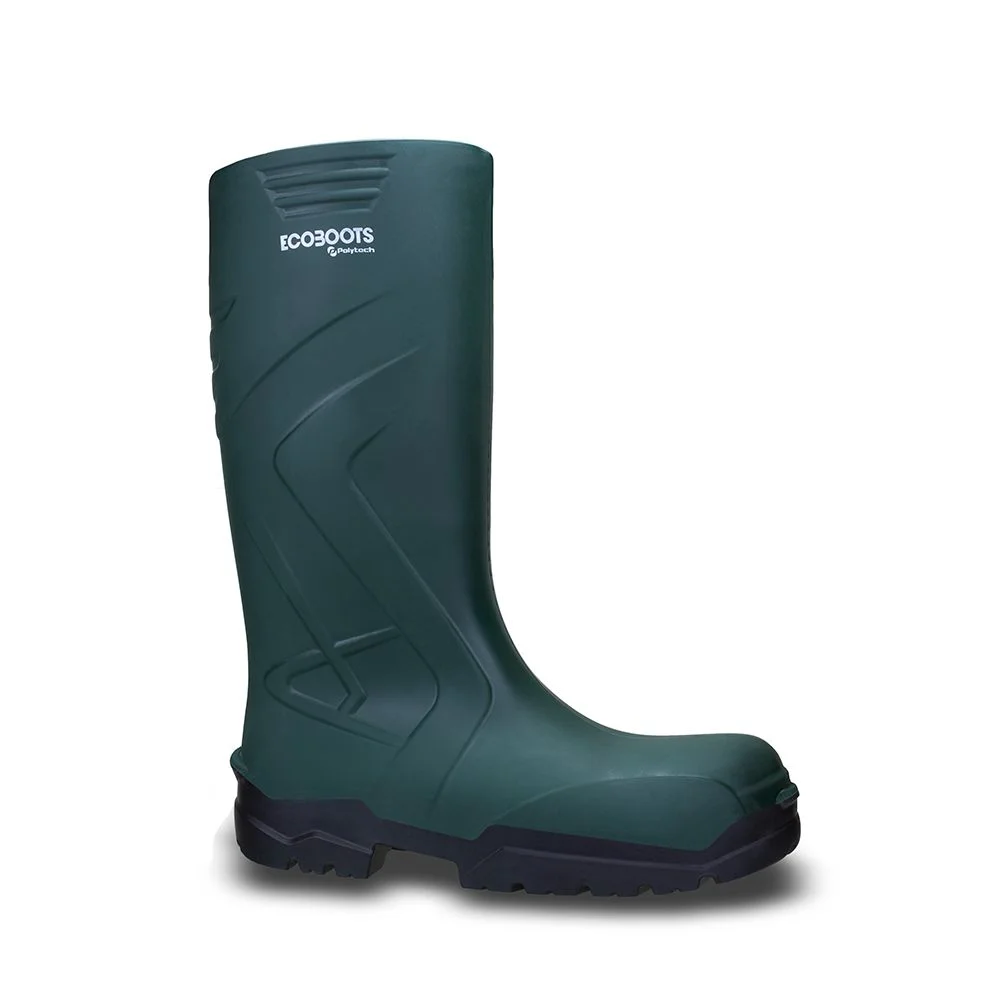 Bota de Poliuretano Verde 34Cm Ca 35047 - Ecoboots Polytech