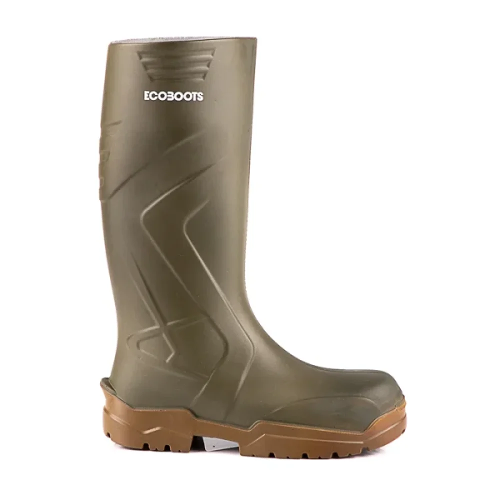 Bota de Poliuretano Verde Caqui 34Cm Ca 35047 - Ecoboots Polytech